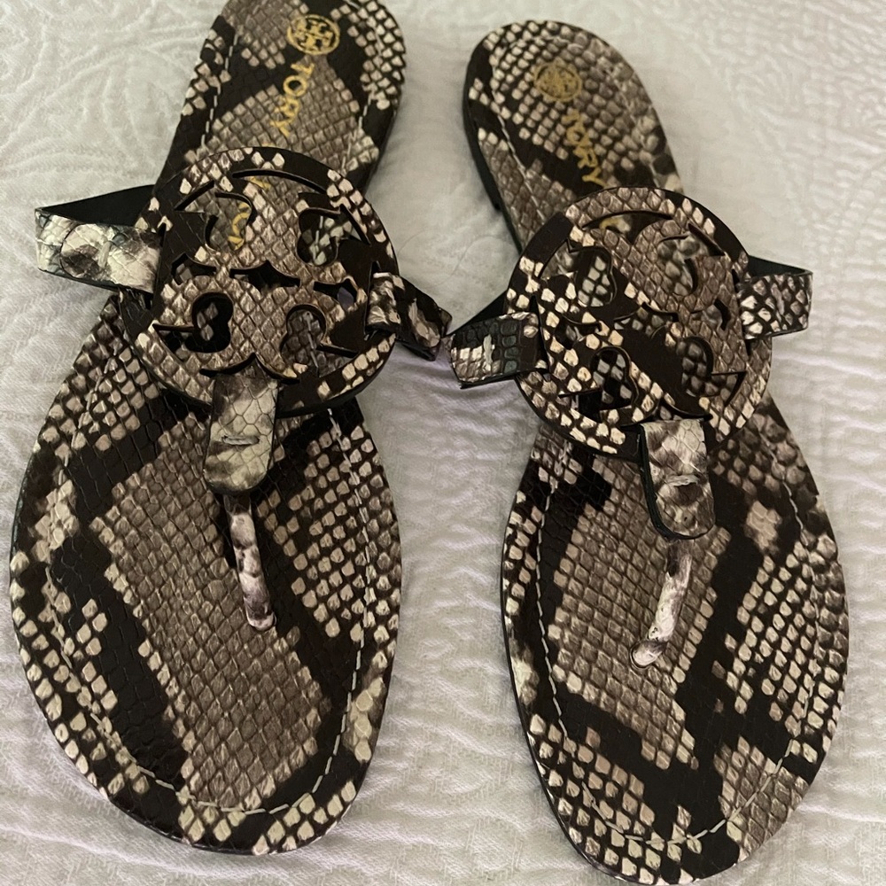 Tory Burch Miller embossed sandal